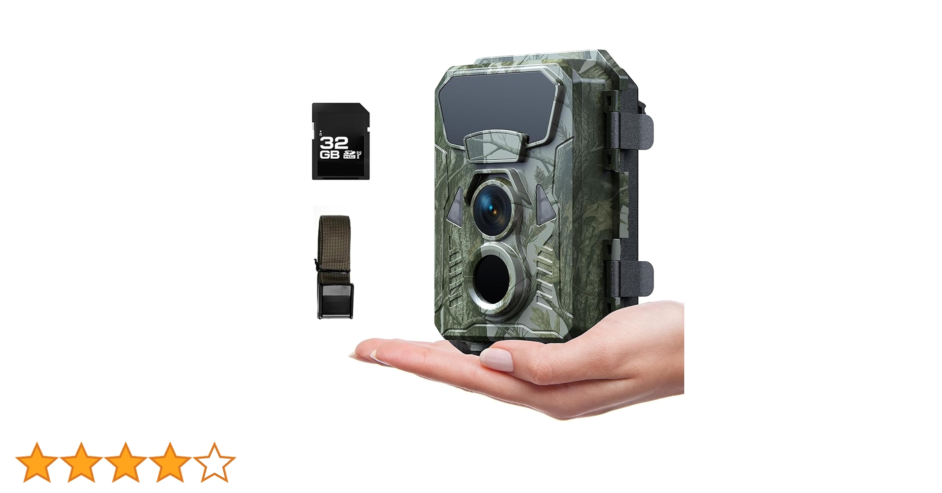 トレイルカメラ 電池式 超ミニ防犯カメラ 32GB SDカード付属 人感センサー Amazon.co.jp: 4Kトレイルカメラ 電池式 超ミニ防犯カメラ 32GB